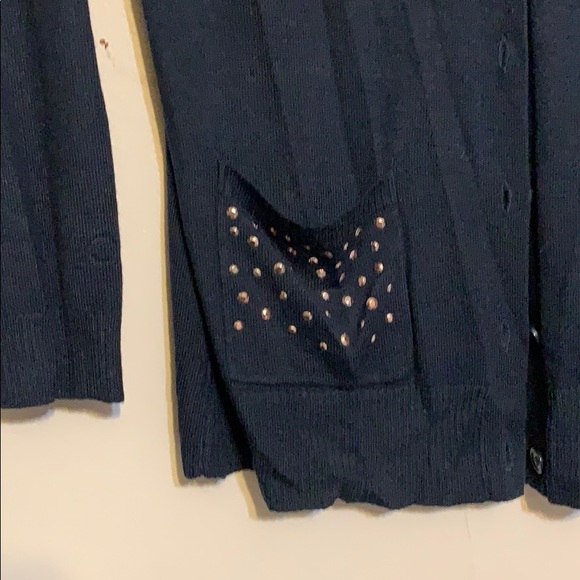 Black cardigan with gems - Picture 2 of 4